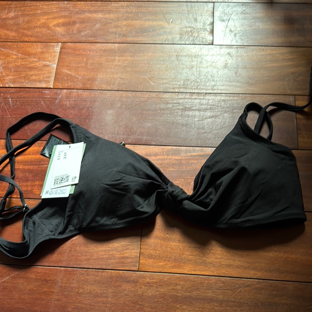 H&M Black Minimalist Bra Intimates & Sleepwear